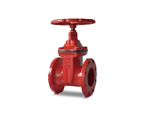RESILIENT SEAT GATE VALVE UL/FM PN16. FLANGED ENDS DIN PN16